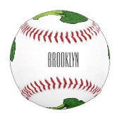 Balle De Baseball Illustration de Broccoli (Dos)