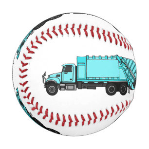 Balle De Baseball Illustration de camion à ordures