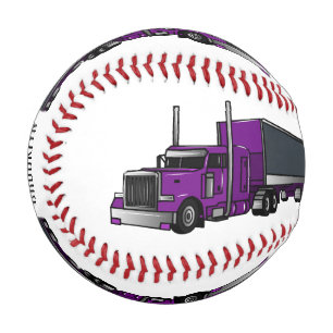 Balle De Baseball Illustration de camion semi-remorque