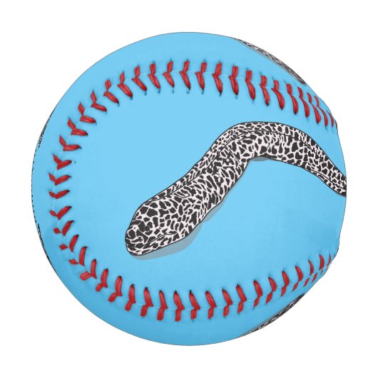 Balle De Baseball Illustration de cartoon de murène tachetée (Devant Gauche)