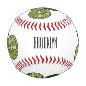 Balle De Baseball Illustration de chaux Kaffir (Devant)