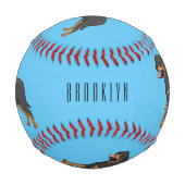 Balle De Baseball Illustration de chien Rottweiler (Devant)