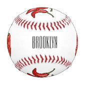 Balle De Baseball Illustration de chili (Devant)