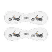 Balle De Baseball Illustration de Chopper Motorcycle 1950 (Panneaux)