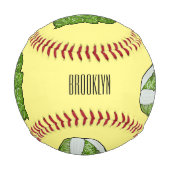 Balle De Baseball Illustration de chou chinois (Devant)