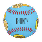 Balle De Baseball Illustration de citron (Devant)