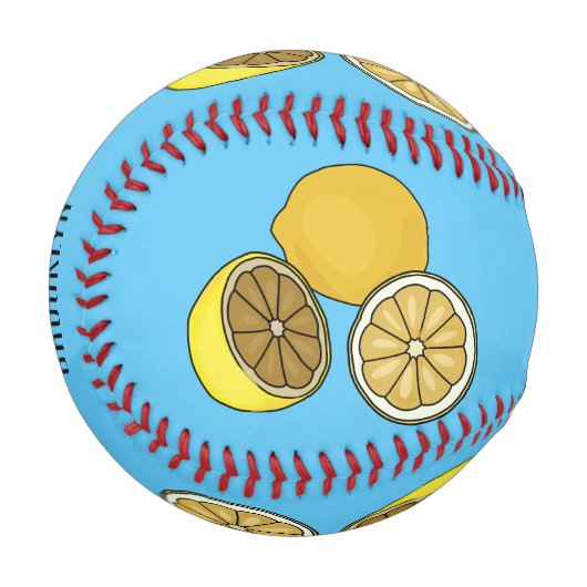 Balle De Baseball Illustration de citron (Devant Gauche)
