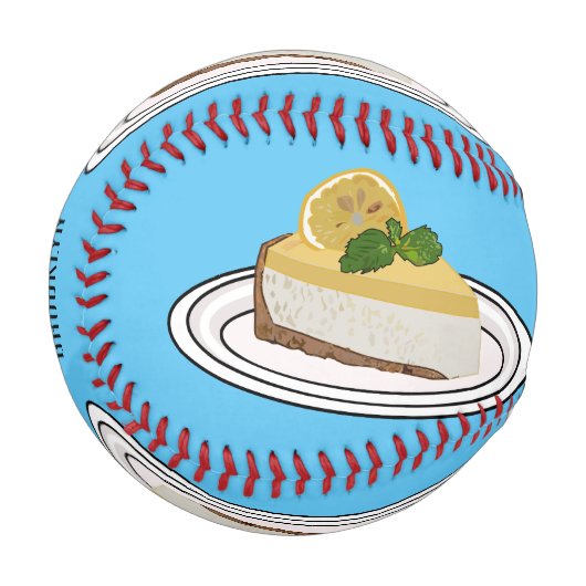 Balle De Baseball Illustration de citron cheesecake (Devant Gauche)