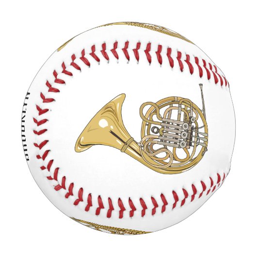 Balle De Baseball Illustration de corne française (Devant Gauche)