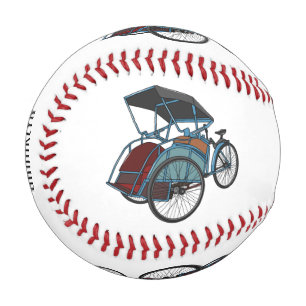 Balle De Baseball Illustration de cyclo-pousse