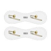 Balle De Baseball Illustration de dessin animé de Trombone (Panneaux)