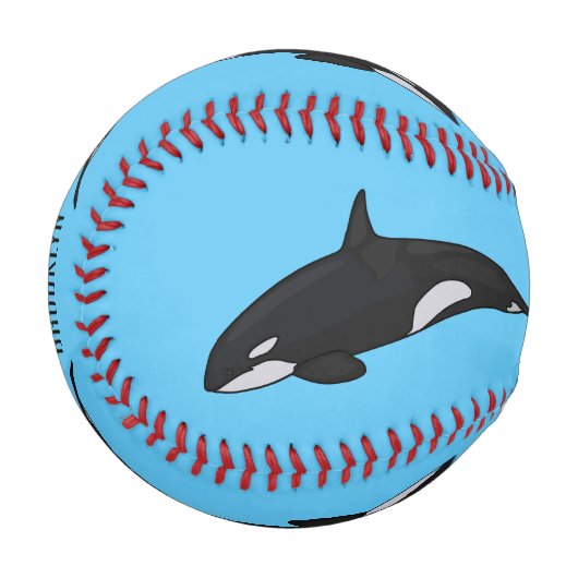 Balle De Baseball illustration de dessin animé d'orque (Devant Gauche)