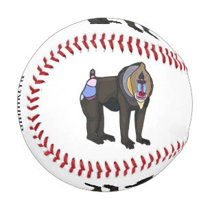 Balle De Baseball Illustration de dessin animé Mandrill