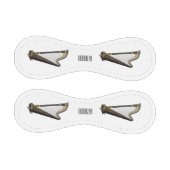 Balle De Baseball Illustration de dessin animé sur la harpe (Panneaux)