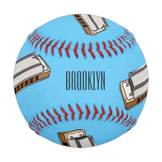 Balle De Baseball Illustration de dessin d'Harmonica (Devant)