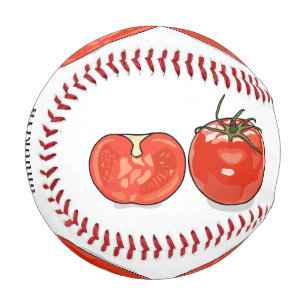 Balle De Baseball Illustration de dessin sur la tomate