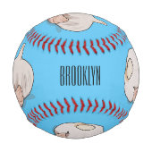 Balle De Baseball Illustration de dessin sur l'ail (Dos)