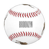 Balle De Baseball Illustration de dessin sur le cerf (Devant)