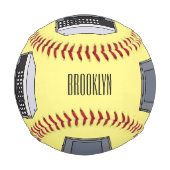Balle De Baseball Illustration de dessin sur micro-ondes (Dos)