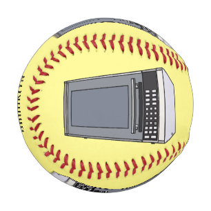 Balle De Baseball Illustration de dessin sur micro-ondes