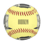 Balle De Baseball Illustration de dessin sur ordinateur (Devant)