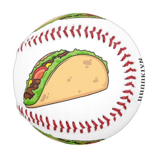 Balle De Baseball Illustration de dessin sur Taco (Devant Droite)