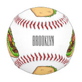 Balle De Baseball Illustration de dessin sur Taco (Devant)