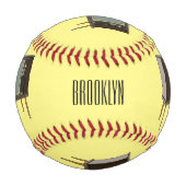 Balle De Baseball Illustration de dessin télévisé (Dos)