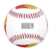 Balle De Baseball Illustration de frites (Dos)