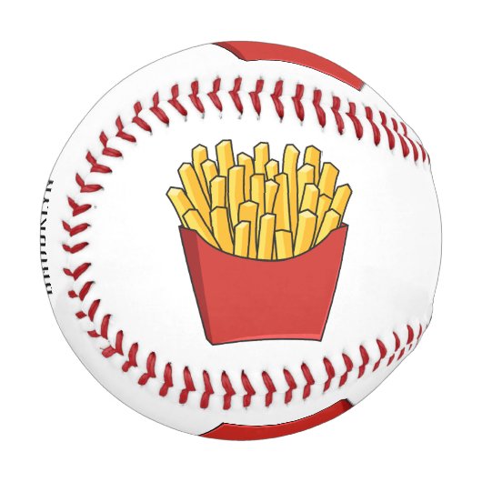 Balle De Baseball Illustration de frites (Devant Gauche)