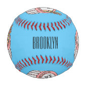 Balle De Baseball Illustration de gâteau d'anniversaire (Dos)