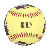 Balle De Baseball Illustration de gâteau de pain d'épices (Devant)