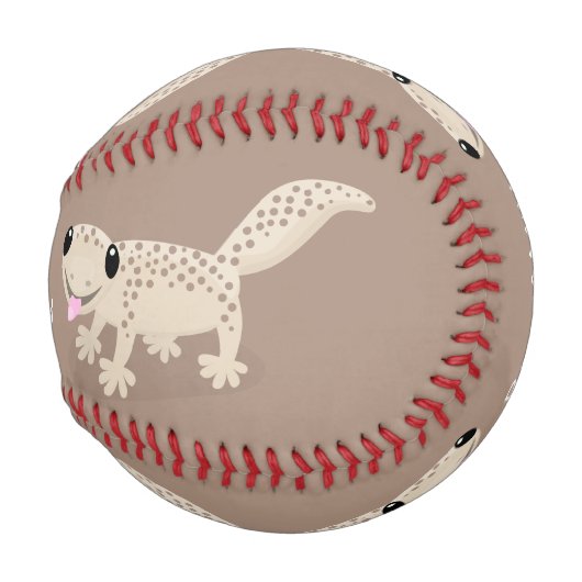 Balle De Baseball Illustration de gecko tan tan mignon (Devant Droite)