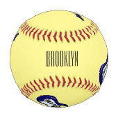 Balle De Baseball Illustration de guitare électrique (Dos)