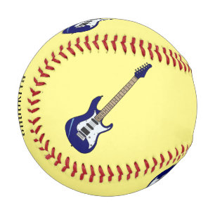 Balle De Baseball Illustration de guitare électrique