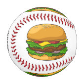 Balle De Baseball Illustration de Hamburger (Devant Gauche)
