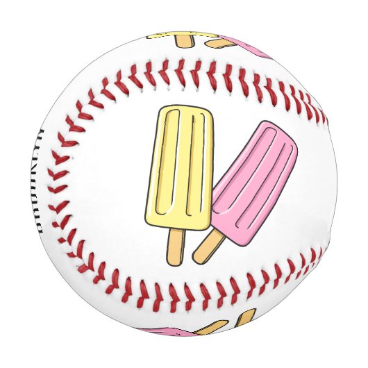 Balle De Baseball Illustration de Ice pop (Devant Gauche)