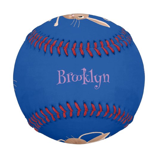 Balle De Baseball Illustration de jerboa aux longues oreilles (Devant)