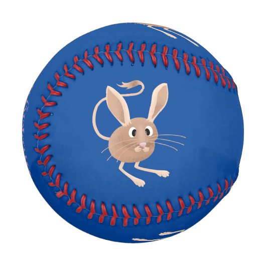 Balle De Baseball Illustration de jerboa aux longues oreilles (Devant Gauche)
