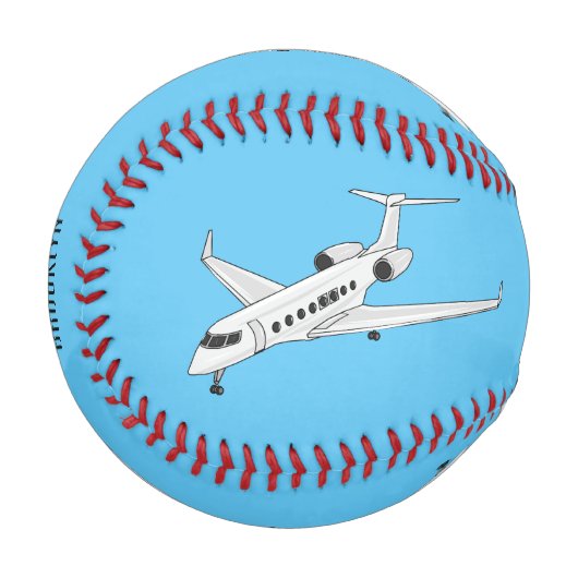 Balle De Baseball Illustration de jet privé (Devant Gauche)
