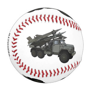 Balle De Baseball Illustration de la caricature d'un véhicule à miss