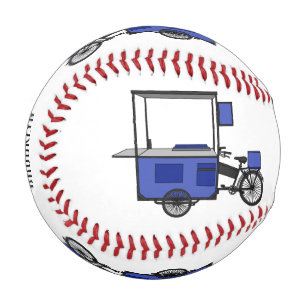 Balle De Baseball Illustration de la charrette alimentaire