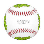 Balle De Baseball Illustration de la feuille de limon (Devant)