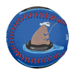 Balle De Baseball Illustration de la pêche de l'ourson mou