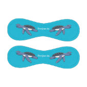 Balle De Baseball Illustration de la petite tortue de mer (Panneaux)