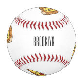 Balle De Baseball Illustration de la pizza (Dos)