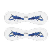 Balle De Baseball Illustration de l'écrevisse marron bleu (Panneaux)