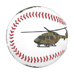 Balle De Baseball Illustration de l'hélicoptère de l'armée