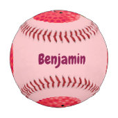 Balle De Baseball Illustration de litchee rose mignon (Devant)