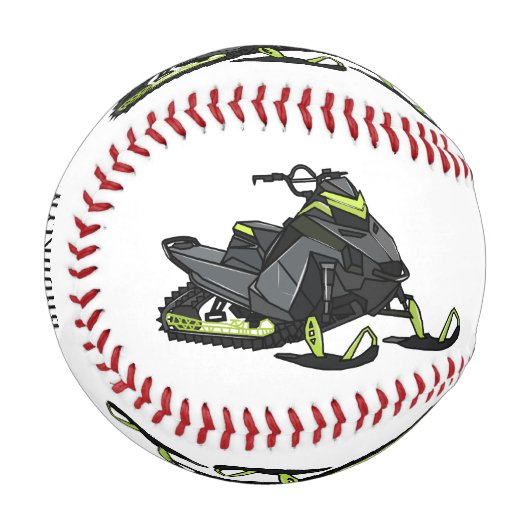 Balle De Baseball Illustration de motoneige (Devant Gauche)